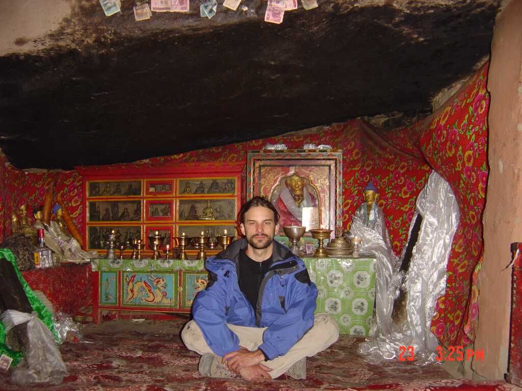 Tibet Kailash 10 Kora 04 Zutulpuk Gompa Milarepas Cave From Sam and Shelly